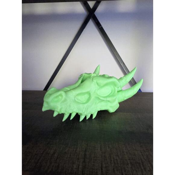 Deathroot Glow-in-the-Dark Skull Planter Altar Bowl for Plants, Candy, Trinkets - Picture 3 of 8